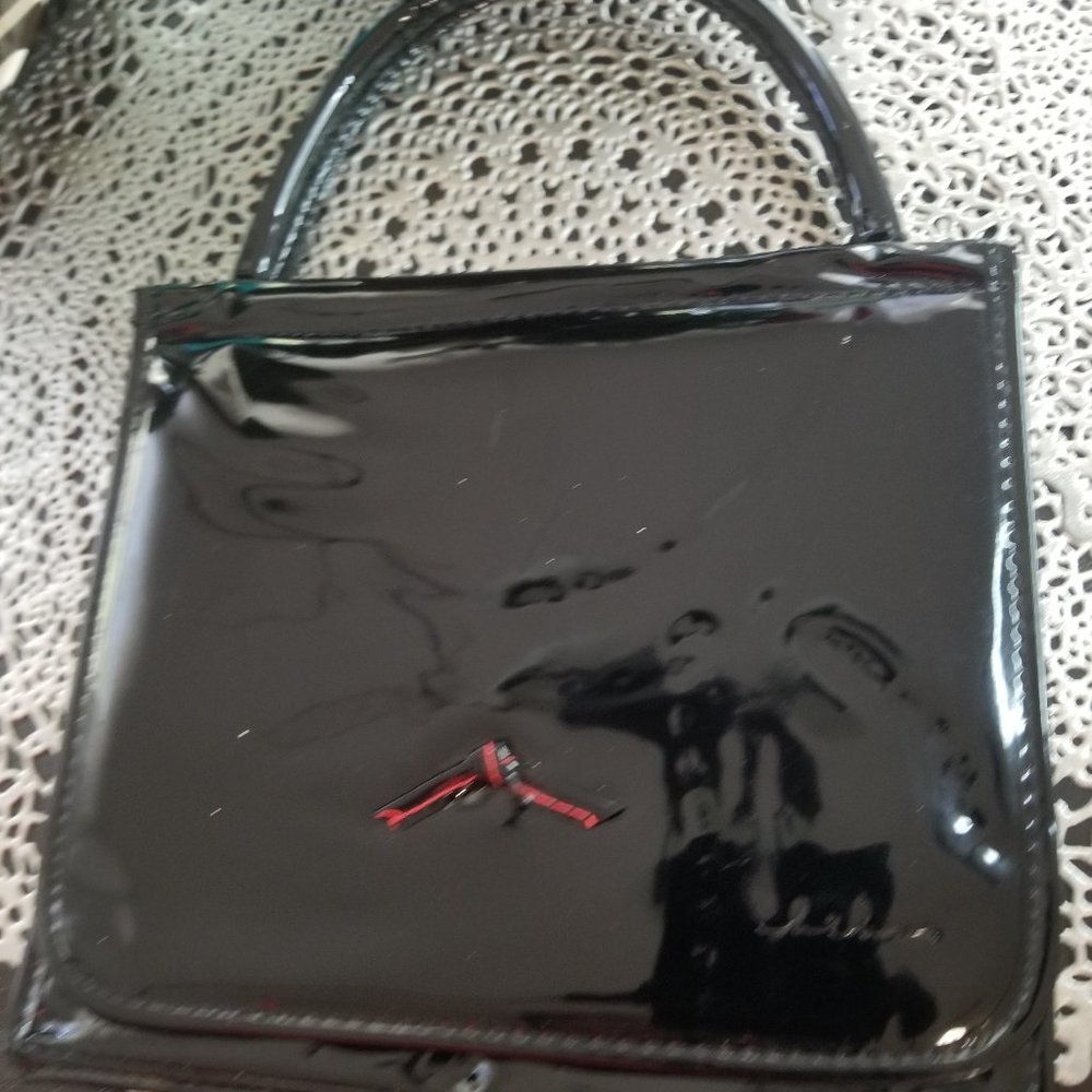 Black Bibo Patent leather handbag